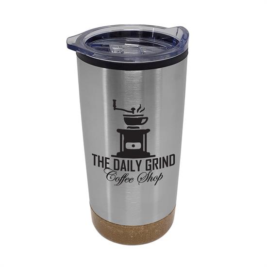 ST21C - 19 oz. Stainless Steel Tumbler with Cork Base